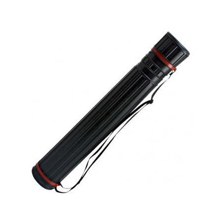 Tuba regulowana 75-135cm czarna średnica 12.5cm 50033 LENIAR