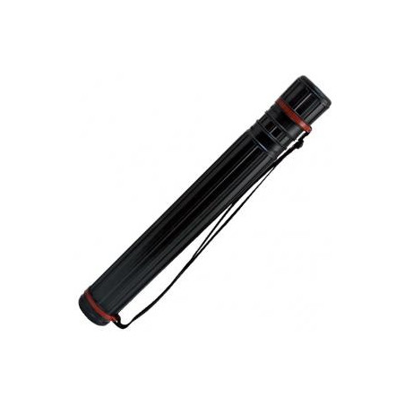 Tuba regulowana 60-100cm czarna średnica 8.5cm 50031 LENIAR