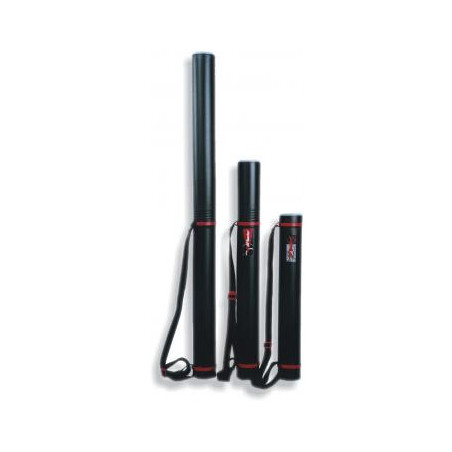 Tuba regulowana 80-120cm czarna średnica 75mm 50013 LENIAR