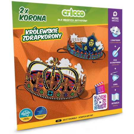 Zestaw ZRÓB TO SAM CRICCO królewskie zdrapkorony CR132/A