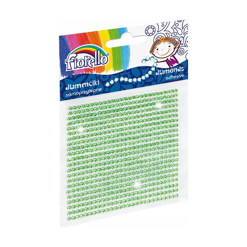 Diamenciki samoprzylepne limonka GR-DS01/02/03/04 Fiorello