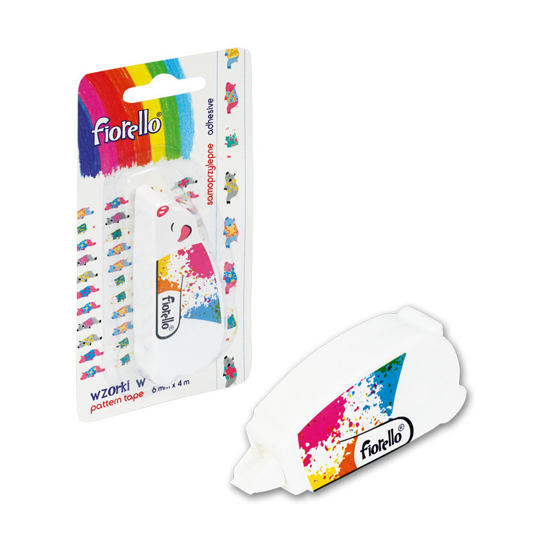 Wzorki w taśmie 6mm X4m GR-FT3 świnka 170-2410 FIORELLO