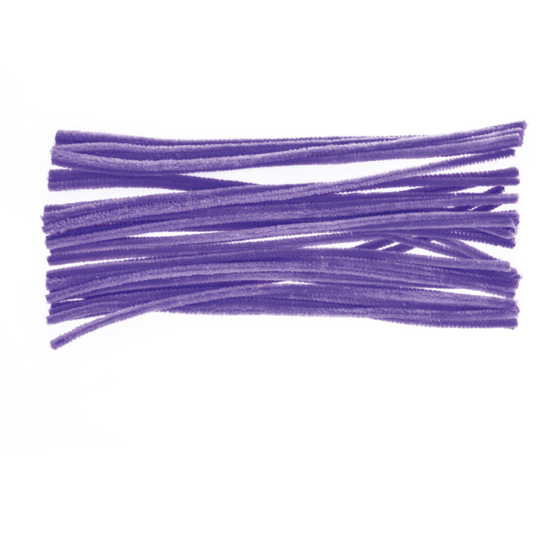 Druciki kreatywne dr20 fioletowe 30cm (40) BREWIS