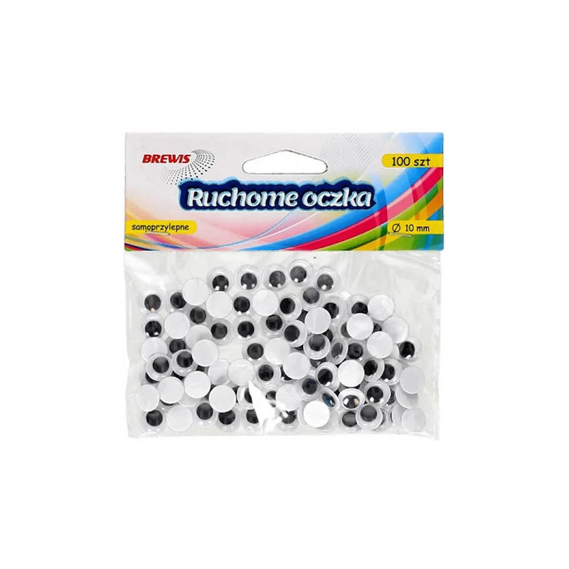 Ozdoba dekoracyjna oczka 10mm (100szt.) RO3 BREWIS 680389
