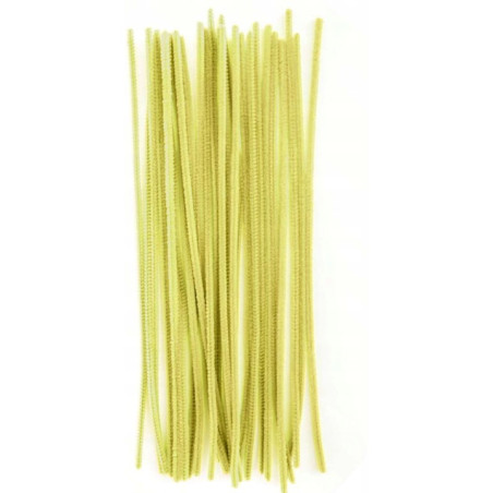 Druty pluszowe 30cm żółte (neonowe) DPK-05 ALIGA