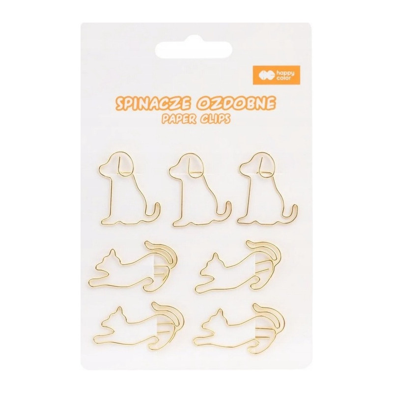 Spinacze ozdobne CAT & DOG (7szt.) HA 4810 01CD-WP7 Happy Color
