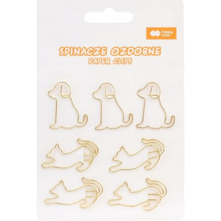 Spinacze ozdobne CAT & DOG (7szt.) HA 4810 01CD-WP7 Happy Color