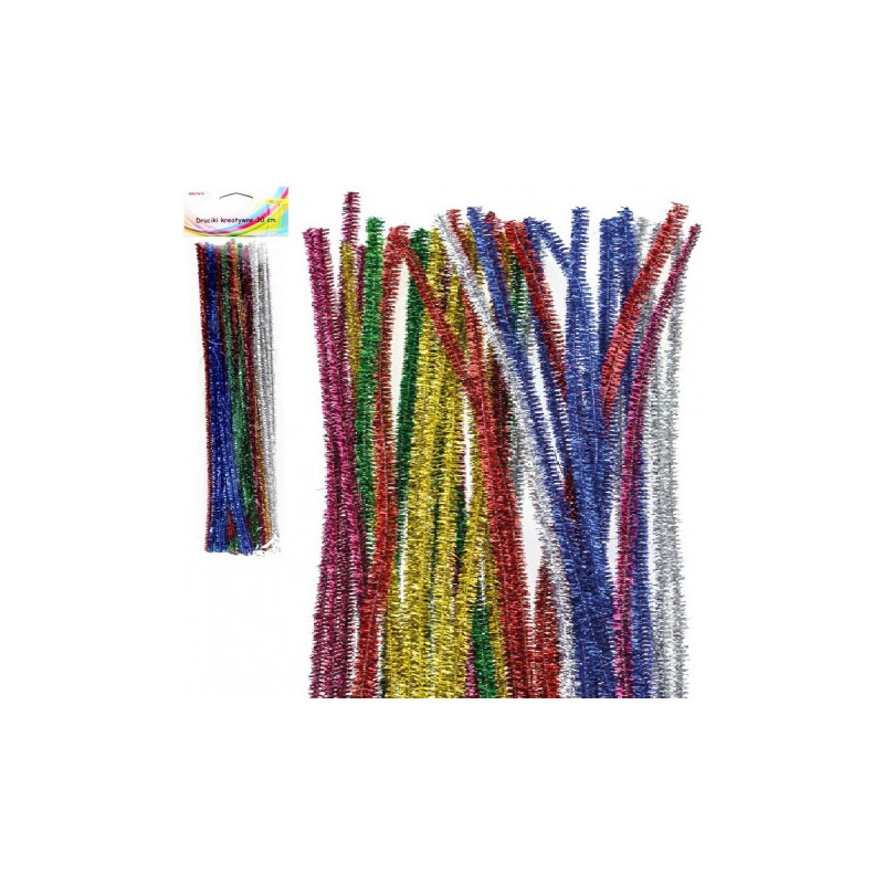 Druciki kreatywne dr05 metalik 30cm(40) 680198