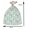 Worek upominkowy CHRISTMAS plastik XXL mix wzorów 92x110 PaKaDo