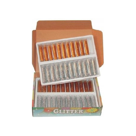 Brokat złoty/srebrny fiolka 7ml (48szt) GL-748/1-GS ALIGA