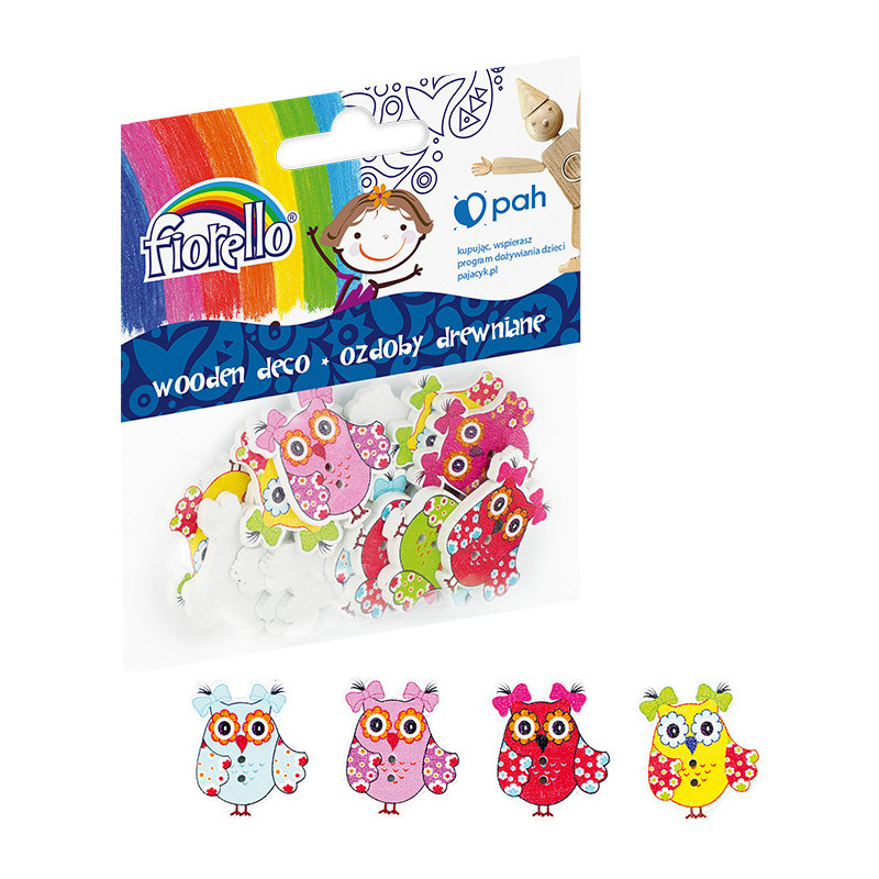 Ozdoby drewniene FIORELLO GR-WD605 sowa (15) 170-2522