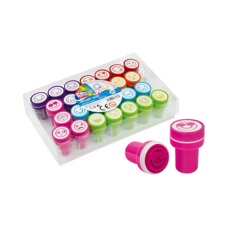 Pieczątki buźki FIORELLO GR-FF26 (26szt) 170-2431