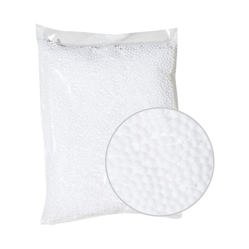 Kulki styropianowe białe 2mm 10g. KSK-1-1225 ALIGA