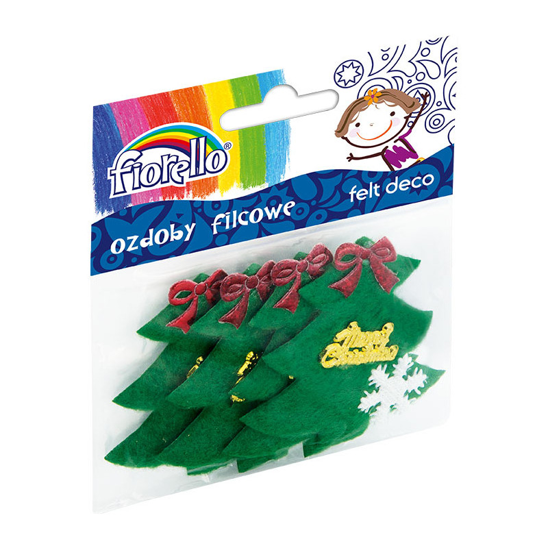 Ozdoby filcowe Fiorello GR-CH323 choinka 170-2459