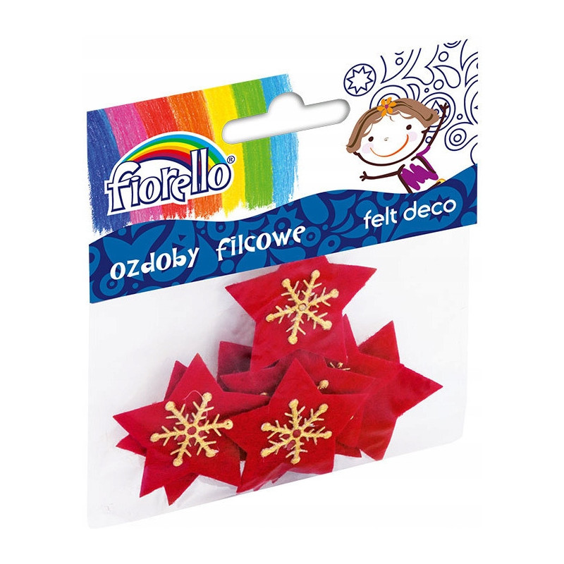 Ozdoby filcowe Fiorello GR-CH301 gwiazda 170-2458
