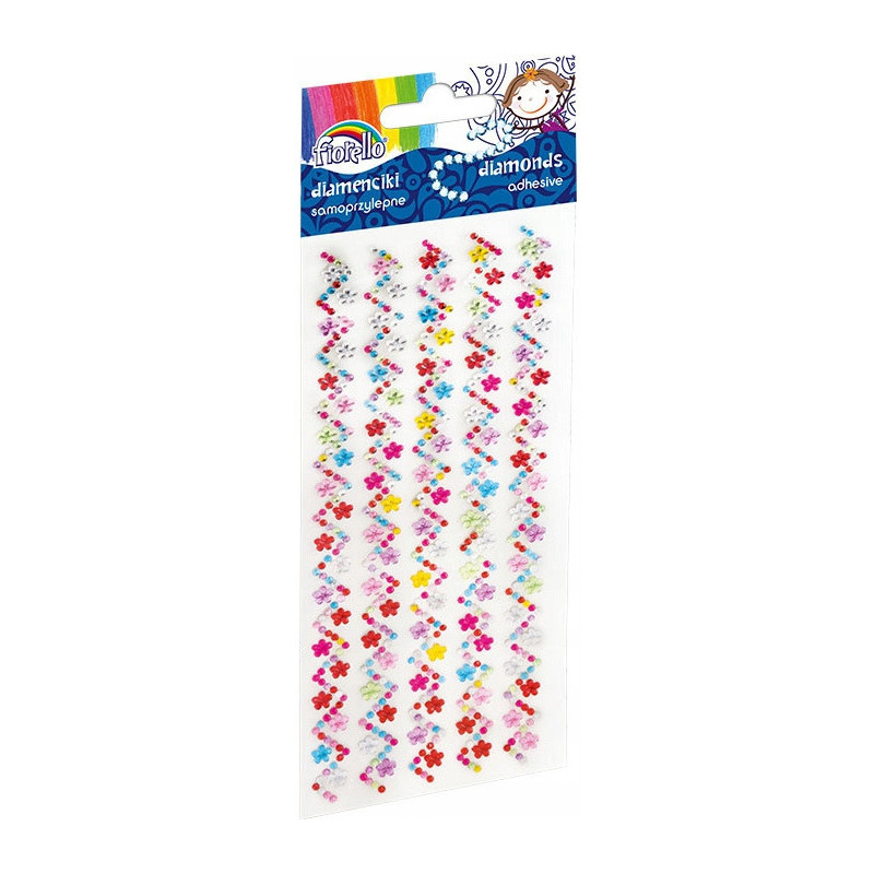 Diamenciki samoprzylepne mix kolorów Fiorello GR-DS070 170-2460