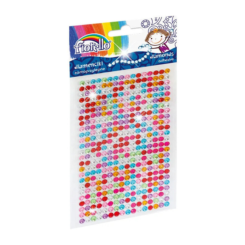 Diamenciki samoprzylepne mix kolor GR-DS041 170-2396 FIORELLO