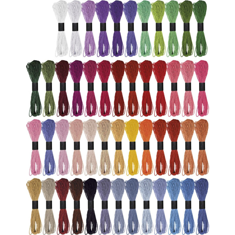 Mulina zestaw 50 kol. x 8m 439190 TITANUM