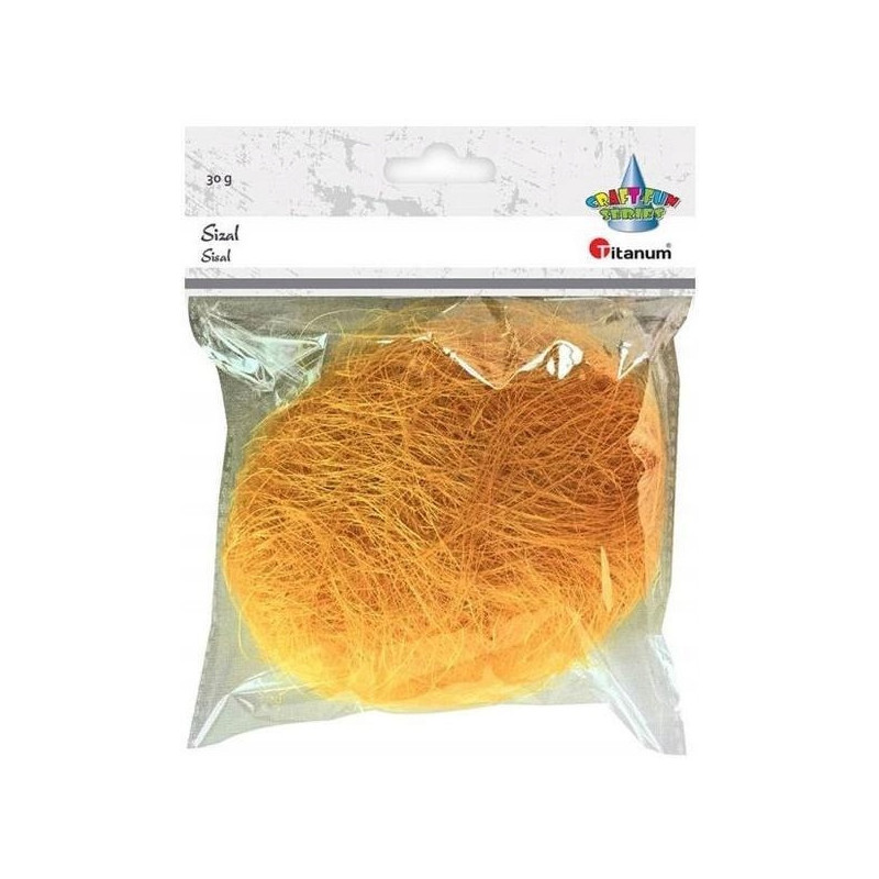 Sizal grass 30g pomarańczowy blister 363112 TITANUM