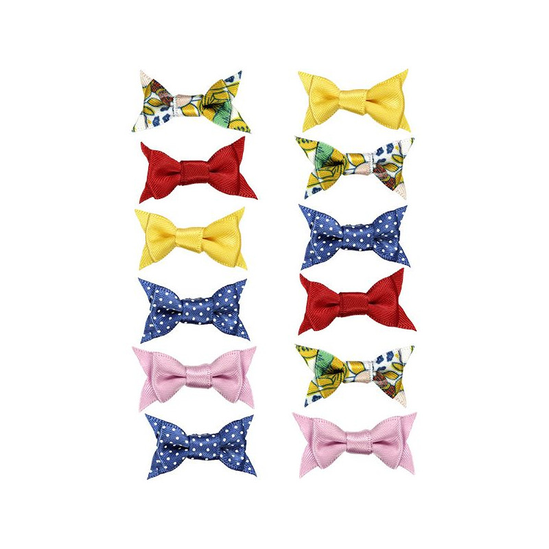 Kokardki samoprzylepne 35x20mm, 12szt. mix kol. 412932 TITANUM