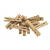 Spinacze-klamerki drewniane ozdobne 7,2cm(12 szt.) SPN72 BREWIS