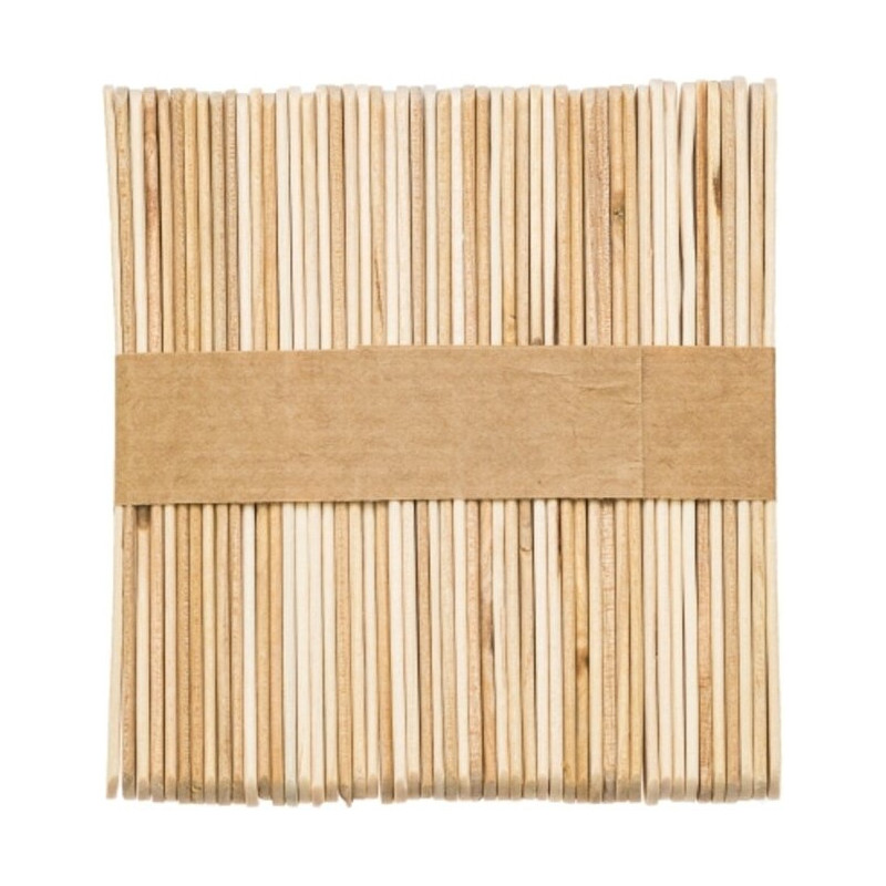 Patyczki kreatywne drewniane 140mm jumbo naturalne (50szt.) PND140 BREWIS