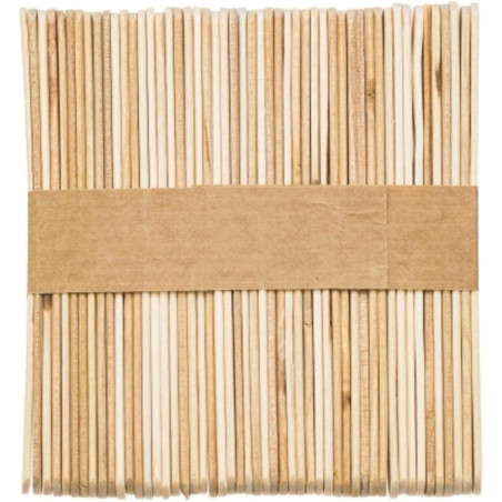 Patyczki kreatywne drewniane 140mm jumbo naturalne (50szt.) PND140 BREWIS