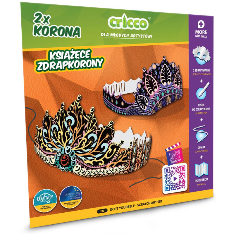 Zestaw ZRÓB TO SAM CRICCO książęce zdrapkorony CR132/B