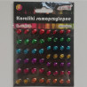 Dżety kryształki z brokatem samoprzylepne mix kolorów i rozmiarów JET-4811 ALIGA