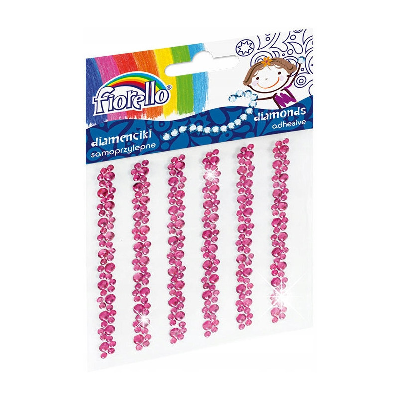 Diamenciki samoprzylepne różowe GR-DS05 170-2401 FIORELLO