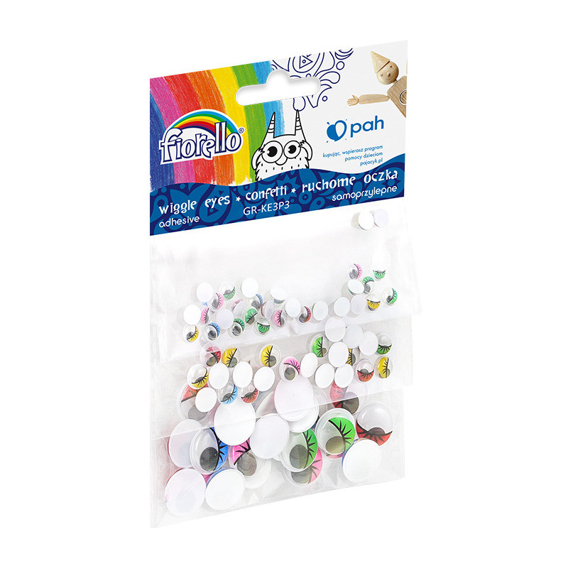 Oczka samoprzylepne z rzęsami GR-KE3P3 FIORELLO 170-2608