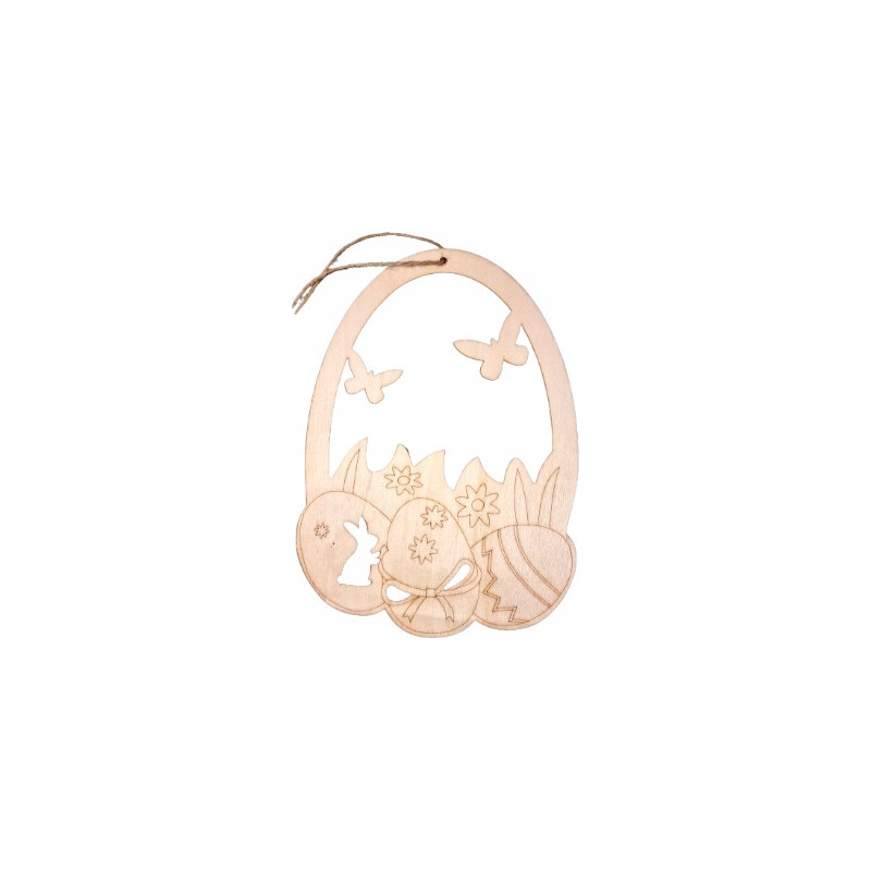 Drewniane jajka na sznurku wys.25 cm CDW-8703 ALIGA