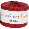 Kordonek metalizowany 2mmx50m czerwony KOB-04 ALIGA