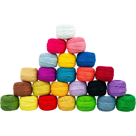 Zestaw kordonków KOR-MIX1 1,5mm x 65m 24 kolory ALIGA