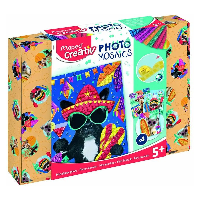 Creativ Fotomozaiki - zwierzaki podróżniaki 907051