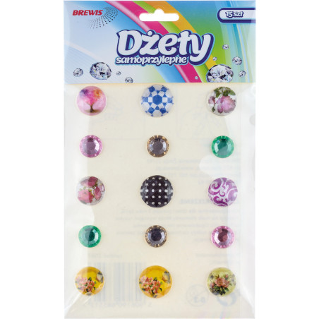 Dżety samoprzylepne mix 15szt. DS67 BREWIS