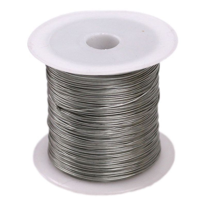 Drucik florystyczny 0,45mm x 30m srebrny 339370 TITANUM