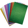 Karton brokatowany A4 10 kolorów 250g 487247 TITANUM