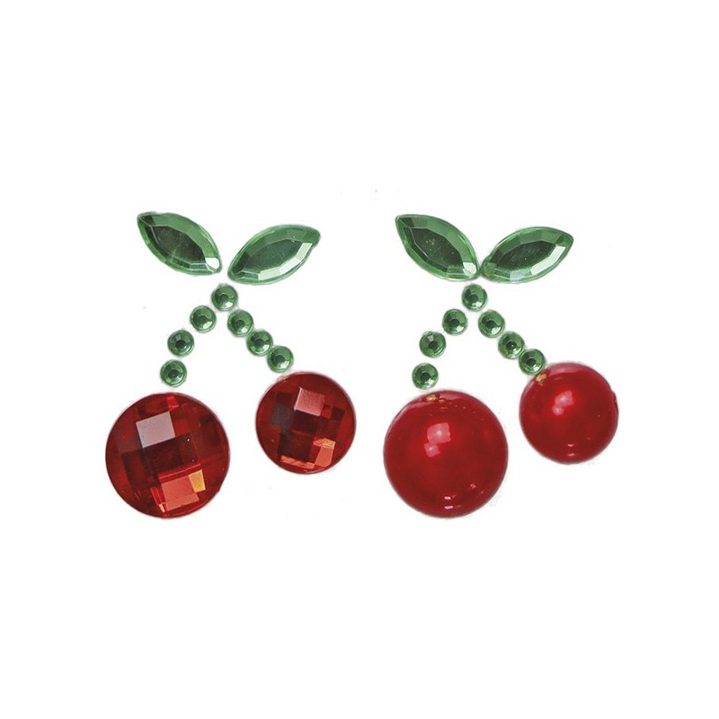 Kryształki Craft-Fun Series 8 szt. cherry czerwono-zielony 506550 TITANUM