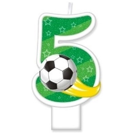 Świeczka urodzinowa Piłka Cyfra 5 SF-159-5 GO PARTY