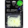 Ozdoby fluorescencyjne DINOZAURY miks 24szt. GR-GW14 170-2810 FIORELLO