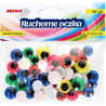 Oczka ruchome okrągłe samoprzylepne 12,14,16mm (44 sztuki) RO21 BREWIS