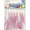 Frędzelki (chwosty ozdobne) FR6 (6 sztuk) 8 cm różowe BREWIS