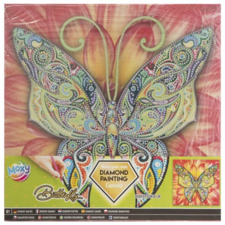 Diamentowe malowanie na płótnie MOTYL 260009 MOXY