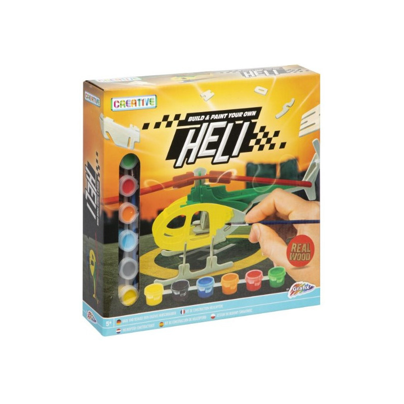 Drewniana konstrukcja HELIKOPTER 200046 GRAFIX