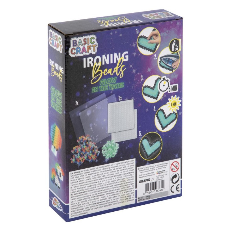 Koraliki do prasowania świecące w ciemności 100034 GRAFIX
