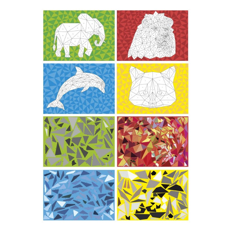 Naklejanie po numerach A4 LEW 100082/A/1 MOXY