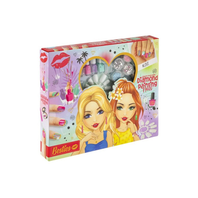 Zestaw do zdobienia paznokci 140040 BESTIES