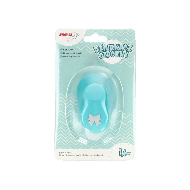 Dziurkacz ozdobny 1,6 cm KOKARDA D16-69 BREWIS