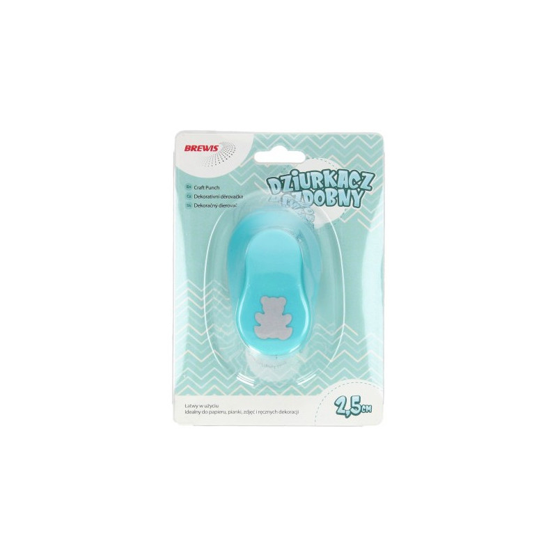 Dziurkacz ozdobny 2,5 cm MIŚ D25-12 BREWIS